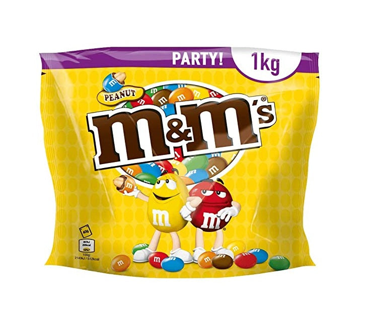 Bulk M&M's Peanut in Sealed Bag 5 pounds in a Bomber® Bag