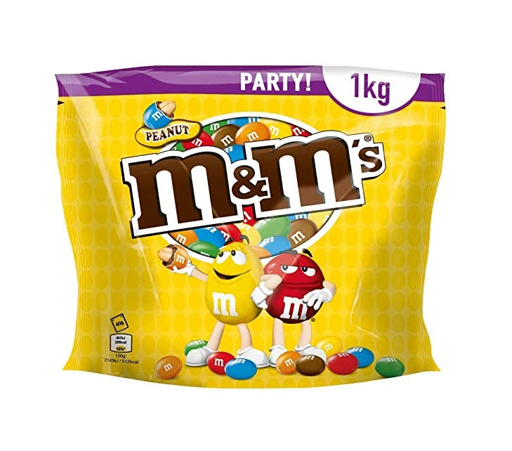 M&M'S Peanut Milk Chocolate Party Bulk Bag, India