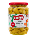 Pickled Hot Baby Peppers Bodrum 640g