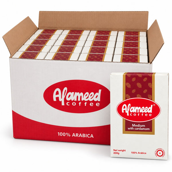 Al Ameed Coffee Medium Turkish Coffee with Cardamom 200g