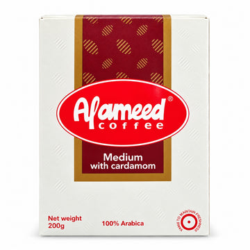 Al Ameed Coffee Medium Turkish Coffee with Cardamom 200g