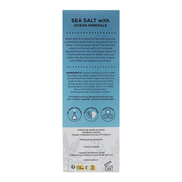 Australian Botanical Soap Sea Salt with Ocean Minerals Bar 193g ingredients