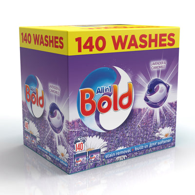 Bold 4 In 1 Pods 140 Wash