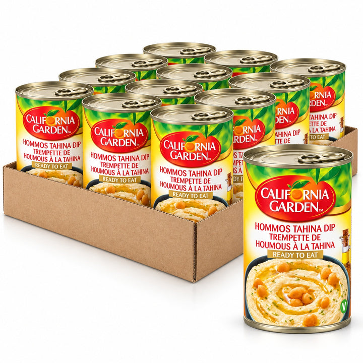 California Garden Hommos Tahina Dip Ready to Eat 400g x 12