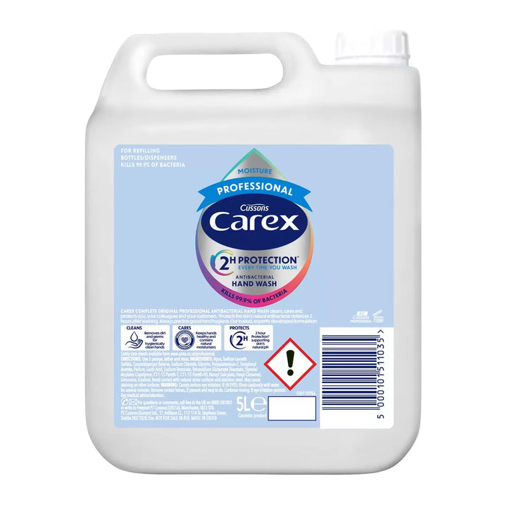 Carex Professional White Moisture Handwash 5L