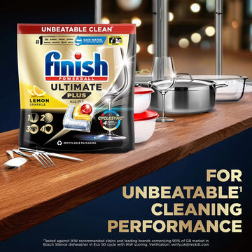 Finish Ultimate Plus All in One Lemon Sparkle 90 Pack-11