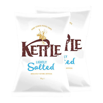 Kettle Hand Cooked Lightly Salted Crisps 450g X 2