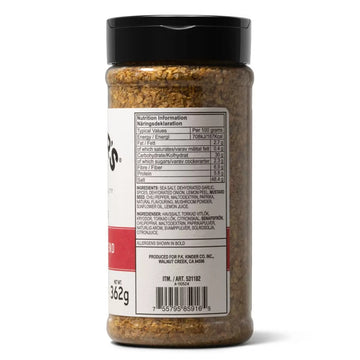 Kinder's The Steak Blend Seasoning 362g ingredients