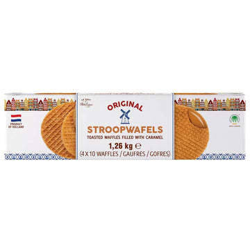 Le Chic Patissier Stroopwafels 1.26kg 4 x 10 Waffles
