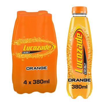 Lucozade Energy Orange 380ml X 4
