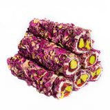 Luxurious Mixed Rolled Turkish Delight with Pistachio and Pomegranate flavour Sekeroglu 300g 3