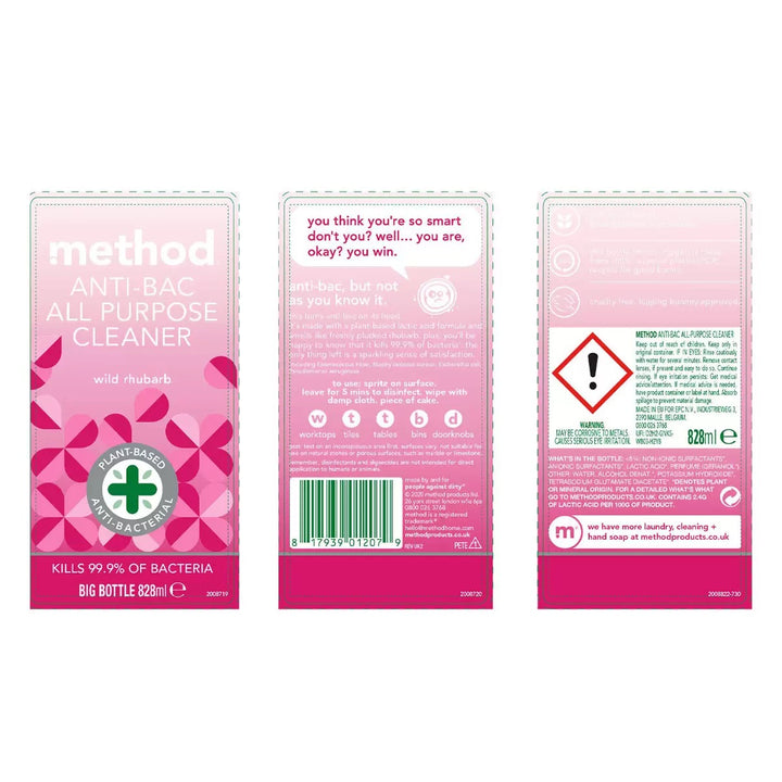 Method Mixed Pack Spray 3 x 828ml 1