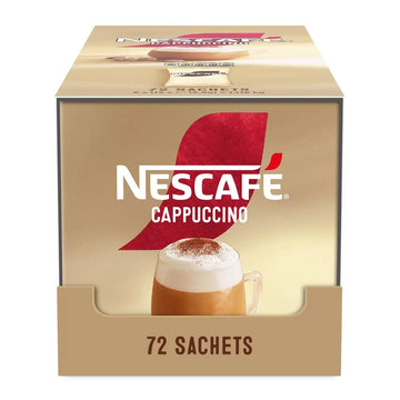 Nescafe Cappuccino Unsweetened Sachets 18 X 72-1
