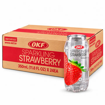 OKF Sparkling Strawberry Drink 350ml x 24