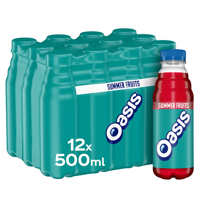 Oasis Summer Fruits 500ml X 12