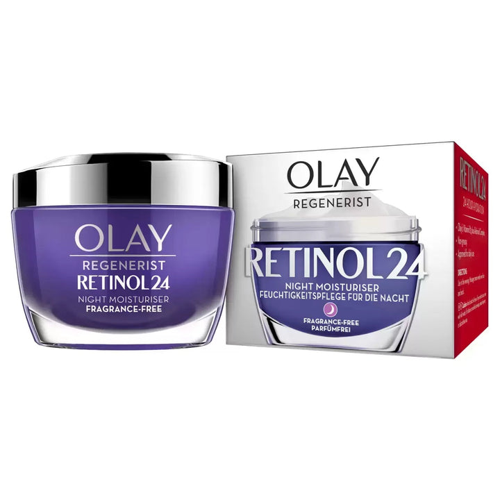 Olay Regenerist Retinol 24 Night Moisturiser Cream 50ml X 2