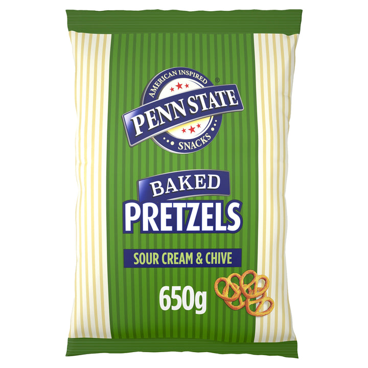 Penn State Sour Cream and Chive Pretzels 650g