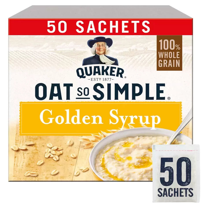 Quaker Oat So Simple Golden Syrup 36g X 50