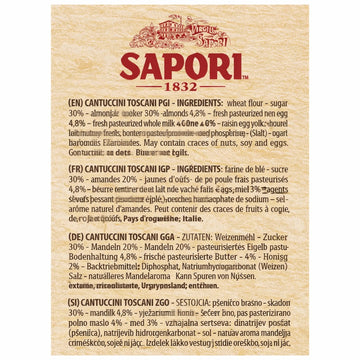 Sapori Cantuccini Almond Biscuit 800g-1