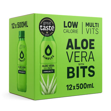 Simplee Aloe Vera Drink With Bits 500ml x 12