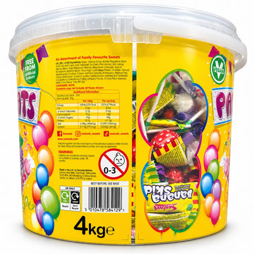 Swizzels Party Treats Assorted Sweets Tub 4kg-2