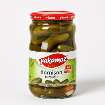 Turkish Pickled Cornichons in Vinegar Yakamoz 680g