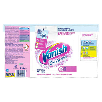 Vanish Gold Oxi Action Powder Crystal White 1.9kg 5