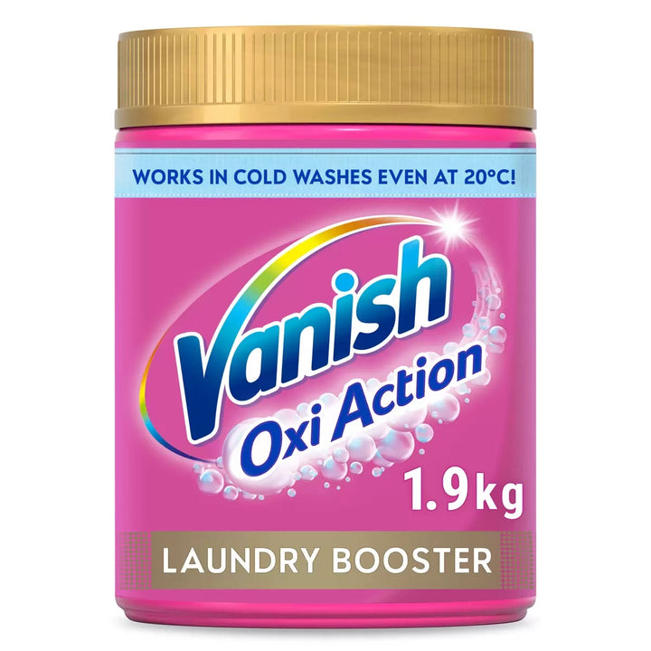 Vanish Gold Oxi Action Powder Fabric Stain Remover 1.9kg 1