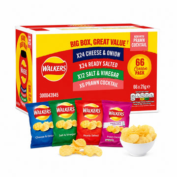 Walkers Crisps Variety Box 25g X 66-1