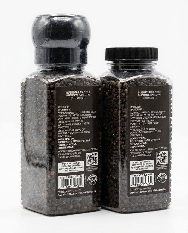 Whole Blackpepper Grinder with Refill 375g-1