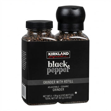 Whole Blackpepper Grinder with Refill 375g