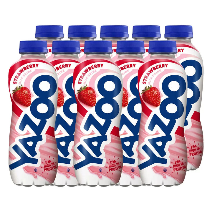 Yazoo Strawberry Milkshake 10 x 400ml