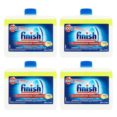Finish Lemon Sparkle Dishwasher Cleaner 4 x 250ml