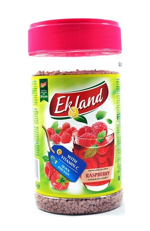 Granulated Tea Drink with Raspberry Flavour Ekoland 350g
