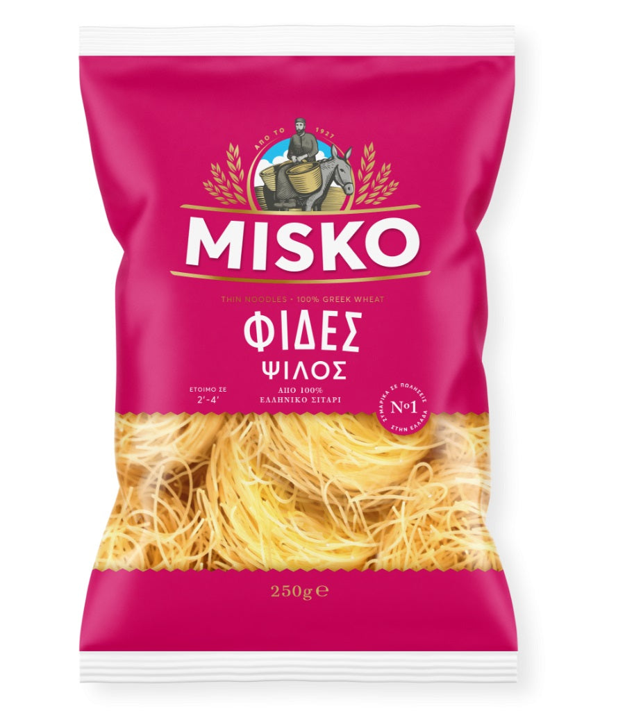Greek Thin Noodles Misko 250g