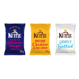 KETTLE Hand Cooked Potato Chips Take Home Variety Box 36 x 30g 1