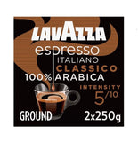 Lavazza Espresso Italiano Ground Coffee 2 X 250g