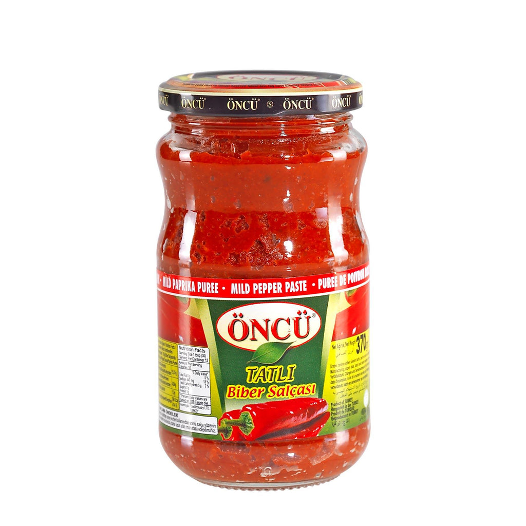 Mild Red Pepper Paste Oncu 370g buy mild pepper paste online uk