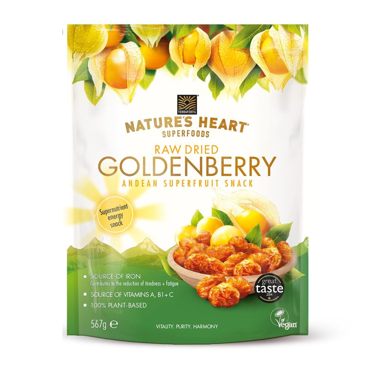 Nature Heart Raw Dried Goldenberry 567g