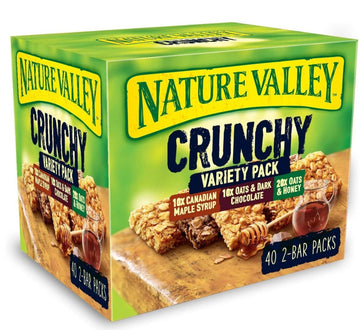 Nature Valley Crunchy Variety Pack 40 Bars
