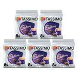 Tassimo Cadbury Hot Chocolate Pods 5 X 8 Pack