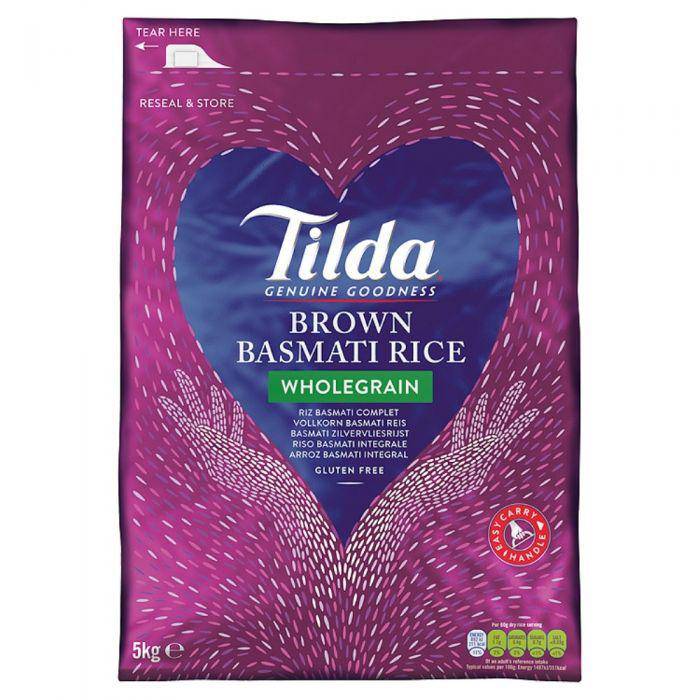 Tilda Brown Basmati Rice 5kg